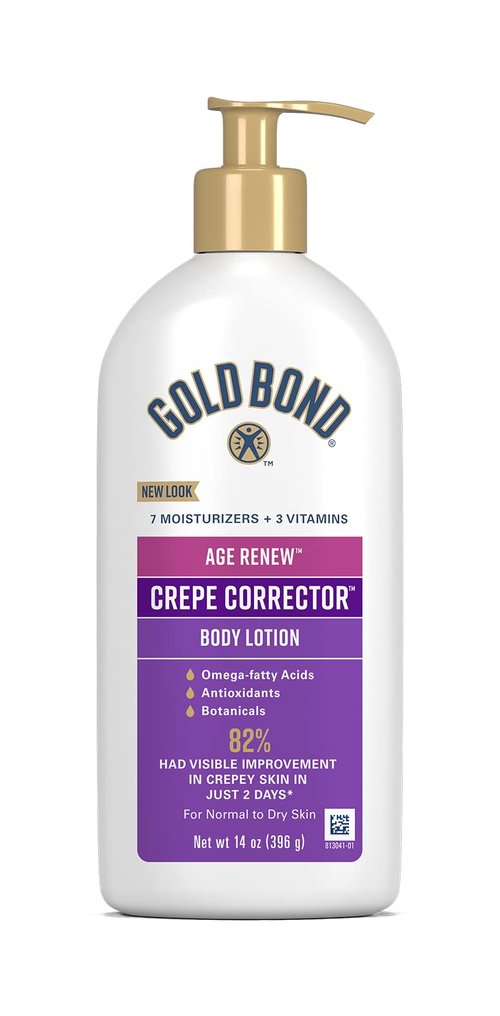 Gold Bond Age Renew Crepe Corrector Body Lotion, Replenishing & Smoothing Formula, Crepe Corrector Body Lotion, 8 oz