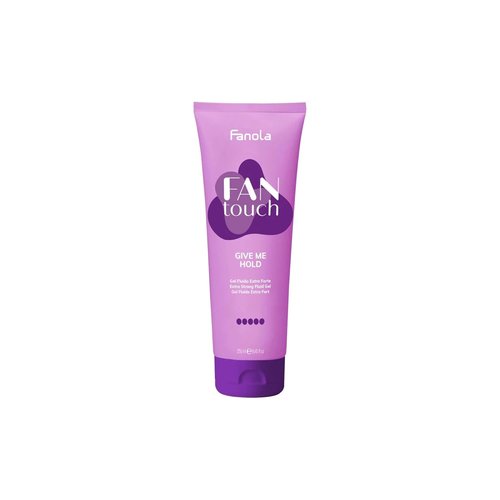 Fanola Fantouch Extra Strong Hair Gel - Professional Styling Gel for All Hair Types | Long-Lasting Hold, 8.45 Fl oz