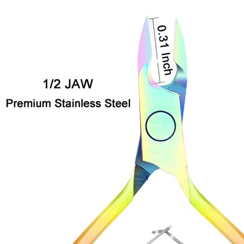 Cuticle Trimmer Cuticle Nippers, Durable Cuticle Cutter, Salon Toe Nail Cuticle Clippers, Stainless Steel Cuticle Remover Cuticle Scissor, Pedicure Manicure Tools for Fingernails and Toenails