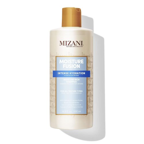 Mizani Moisture Fusion Shampoo - Gently Cleanses & Conditions Dry Hair with Argan Oil | 13.5 Fl Oz