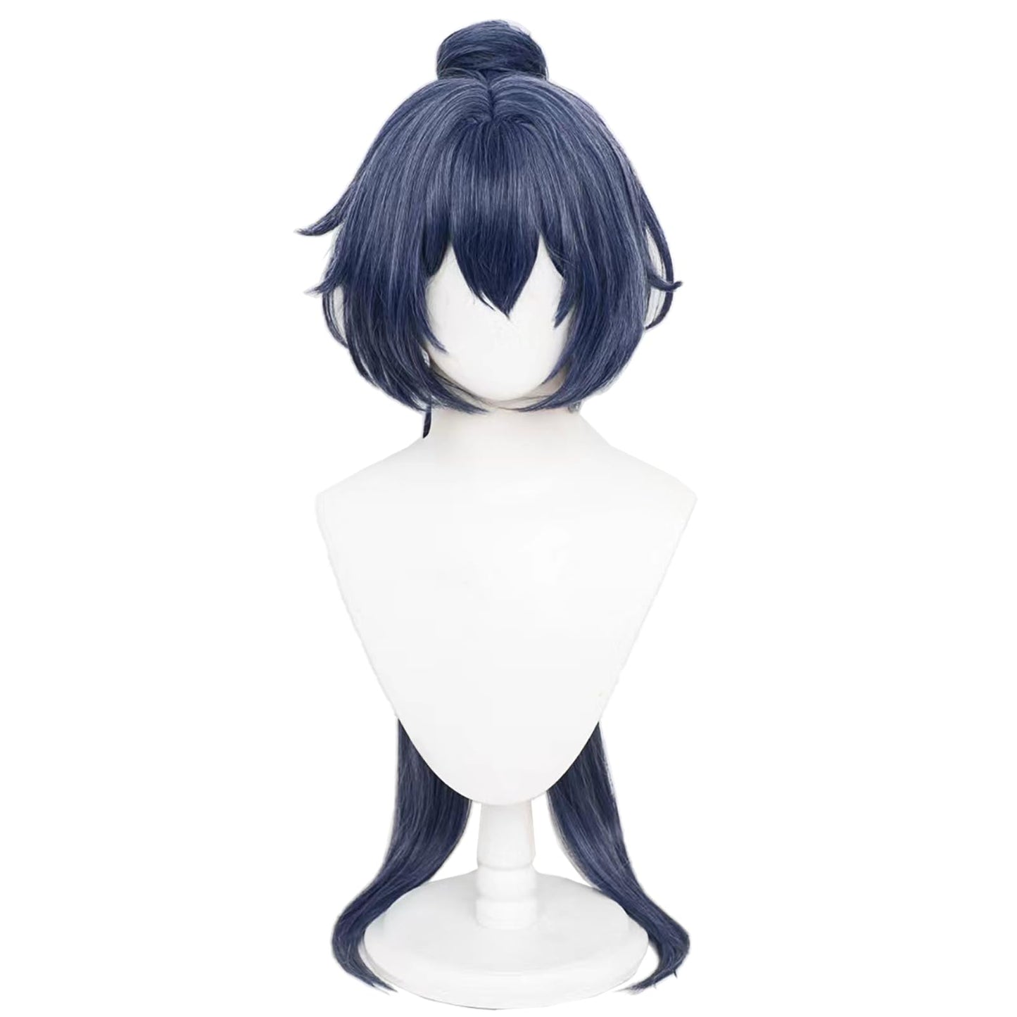 XiongXiongLe Honkai Star Rail Yunli Cosplay Wig Dark Blue Long Straight Women Costume Hair Wigs for Adult Cos Anime Game HSR Party Halloween Christmas Comic(Yunli)