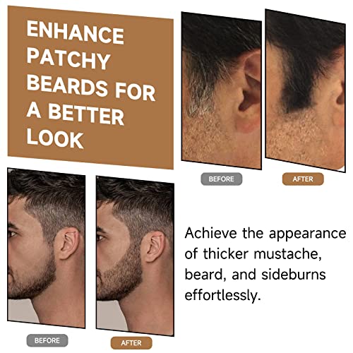 Mifeloy 2 Pack Root Cover Up Powder, Medium Brown - Long-lasting Gray Hair Root Concealer for Hairline, Beard Line, Eyebrow, Instantly Covers Thinning Grays, Touch Up Hair Color for Travel