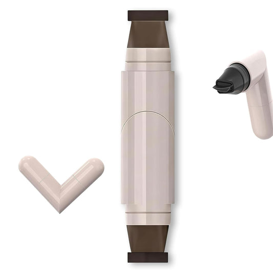 Skiennix Foldable Eyeliner Stamp - Quick Dry Smudge-Proof Gel Liner for Effortless Makeup (Brown)
