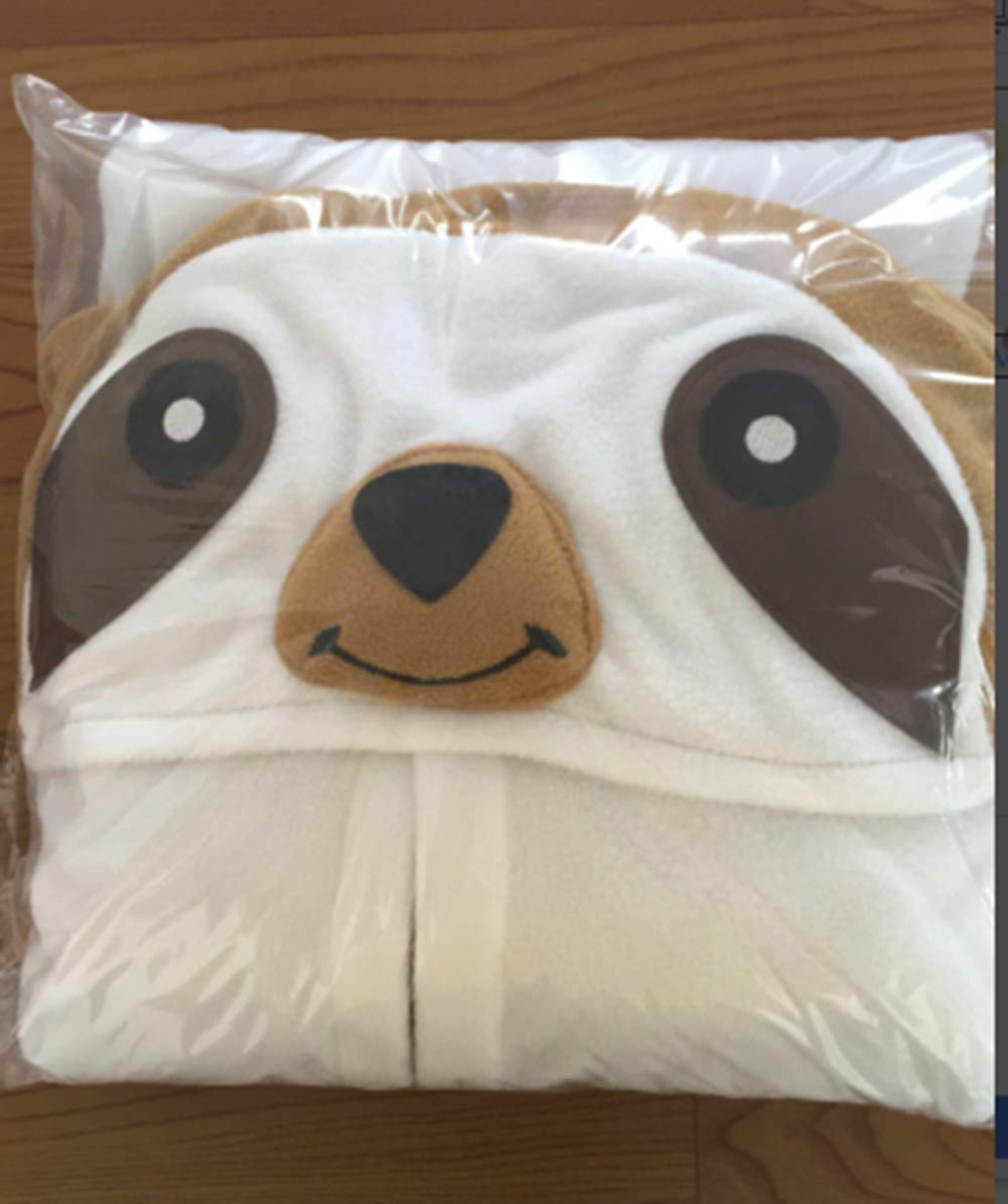 DarkCom Adult Sloth Onesie Pajamas Animal Cosplay Halloween Costume Christmas Pajamas Unisex Sleepwear Small