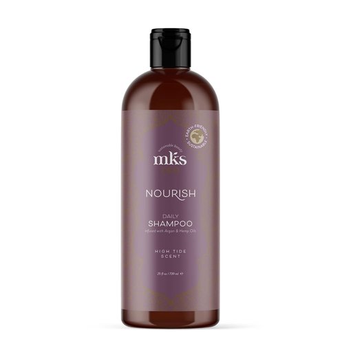 MKS Eco Nourish Shampoo - Cleanses, Strengthens & Repairs Fine Hair - Moroccan Argan Oil, Vegan & Cruelty-Free