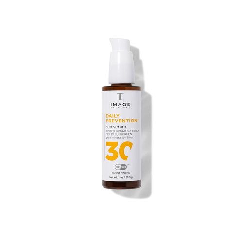 IMAGE Skincare Daily Prevention Sheer Mineral Sun Serum - SPF 30 Tinted Sunscreen, 1 Ounce