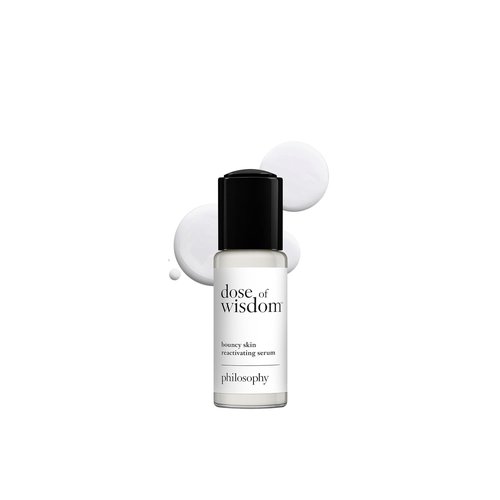 Philosophy Dose Of Wisdom Bouncy Skin Reactivating Facial Serum - Hyaluronic Acid & Vitamin C for Radiant Skin