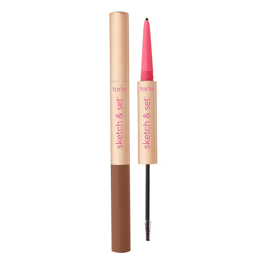 Tarte Big Ego Brow Pencil & Tinted Gel - 2-in-1 Waterproof Eyebrow Solution for Fuller, Thicker Brows