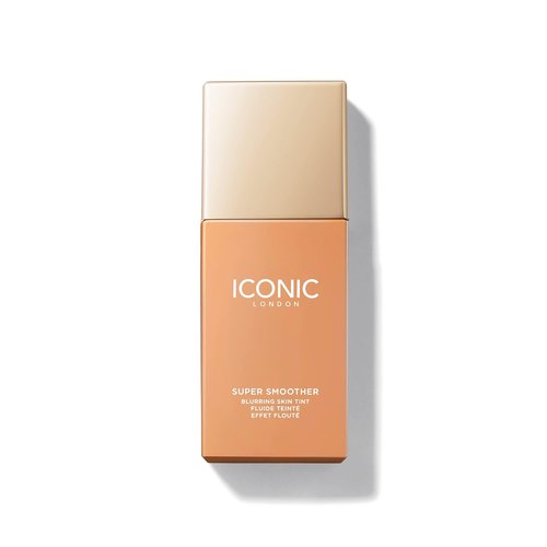 ICONIC LONDON Super Smoother Blurring Skin Tint - Hydrating, Ultra-Lightweight Tinted Moisturizer, Light to Medium Coverage