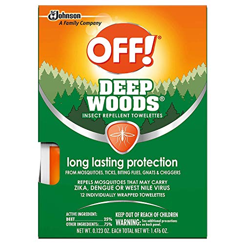 OFF! Deep Woods Towelettes Multi-Packs (12 Count (Pack of 1))