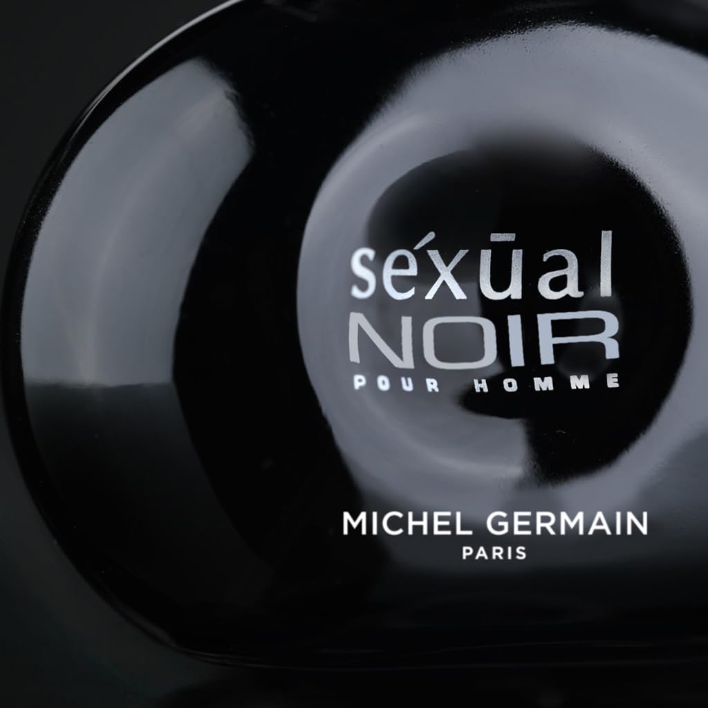 Sexual Noir Pour Homme Eau de Toilette Spray - Invigorating Bergamot & Grapefruit Notes | 3.4 oz