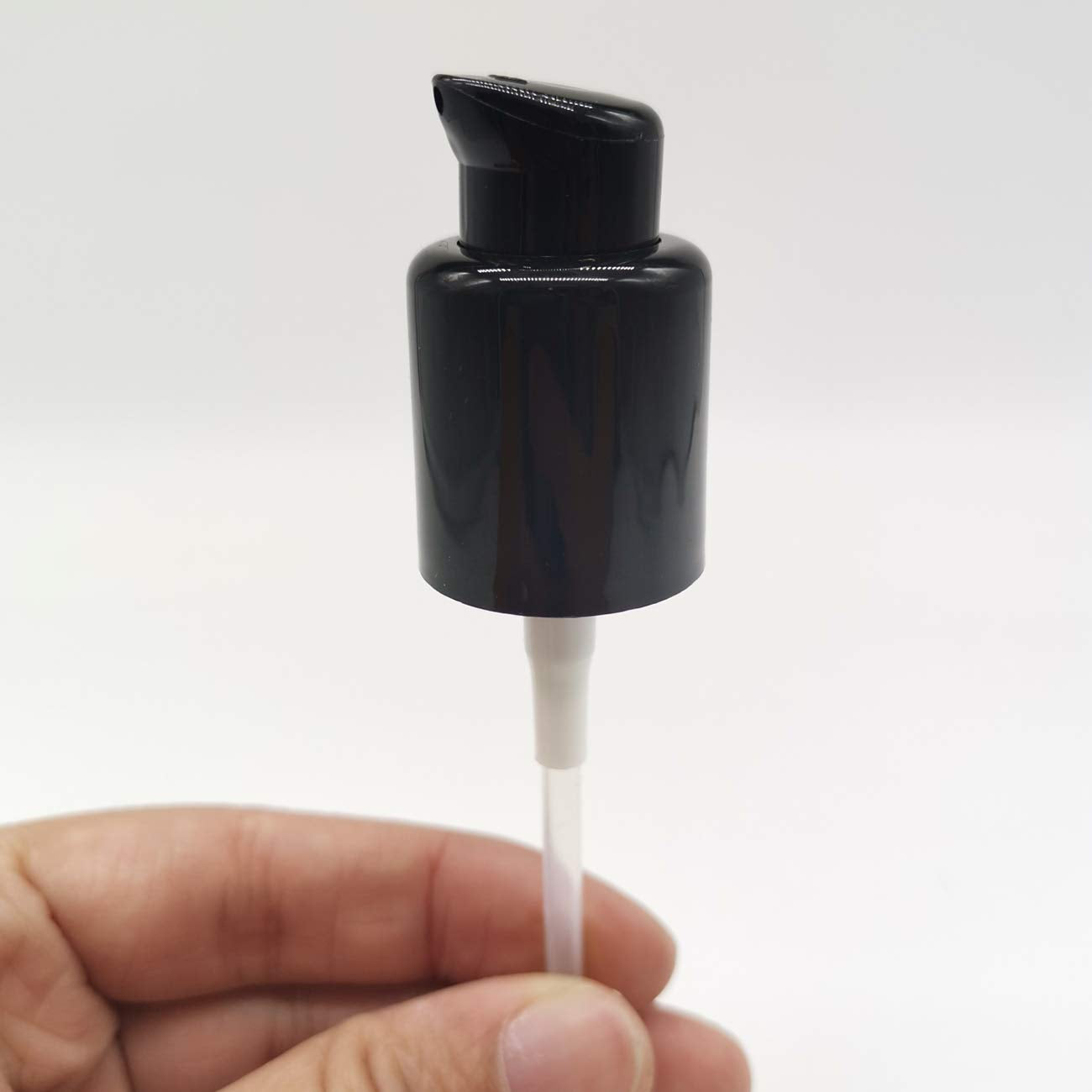 TIHOOD 10PCS Replacement Foundation Pump - Black Plastic Makeup Tool for Liquid Foundation