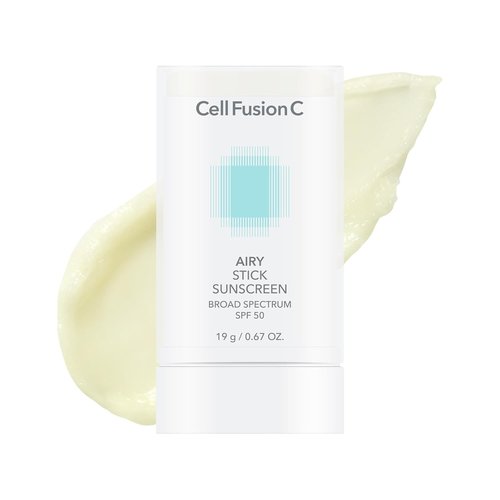 Cell Fusion C Airy Stick Sunscreen - Broad Spectrum SPF 50 | Semi-Matte Finish, No White Cast, 50ml