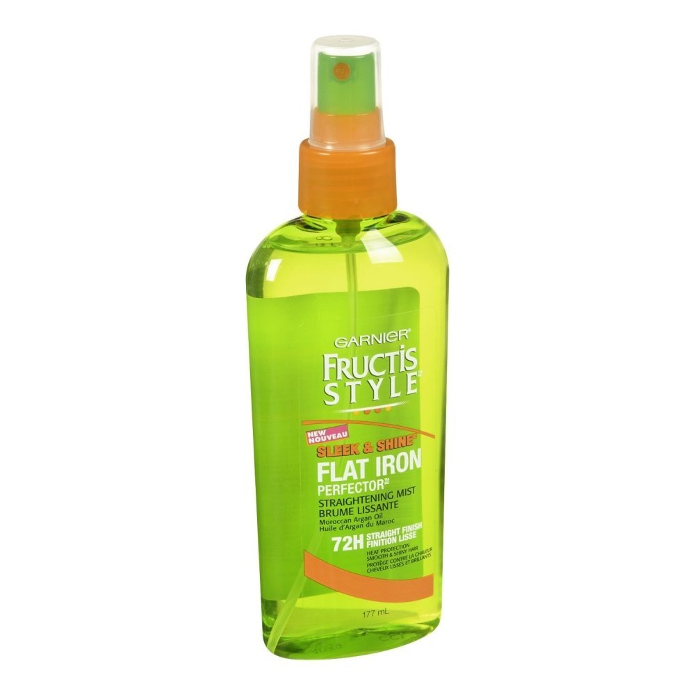 Garnier Fructis Style Sleek & Shine Flat Iron Perfector Straightening Mist 6 oz (Pack of 5)