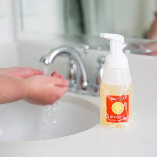 doTERRA On Guard Foaming Hand Wash - 16 Oz with Two Convenient Dispensers for Germ Protection