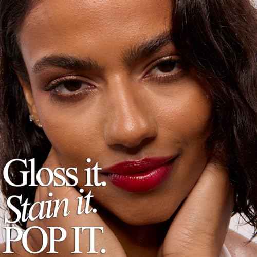 ColourPop HydraPop Glossy Lip Stain - 2-in-1 Hydrating Gloss-to-Tint Lip Color - Infused with Antioxidant-Rich Guava, Lychee & Squalane - Baby Fox (0.11 Fl Oz)