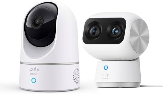 Eufy Security 4K UHD Indoor Camera - Dual Cameras with 8× Zoom & 360° Pan/Tilt Functionality