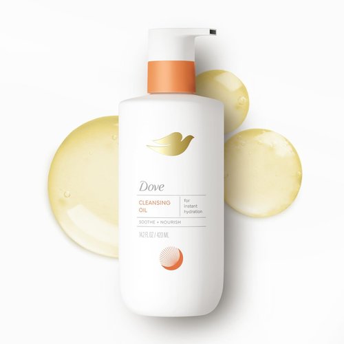 Dove Body Oil Shower Wash - Ultra-Moisturizing Feminine Cleanser for Dry, Itchy Skin | 14.2 oz