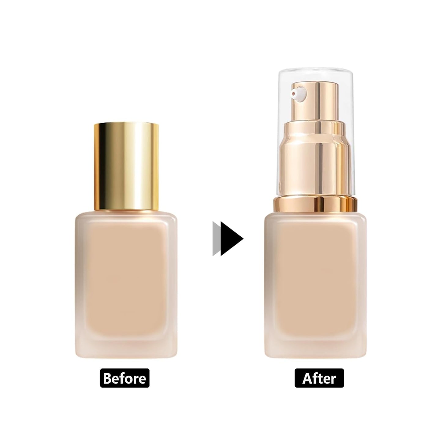 UgyDuky Foundation Pump - Gold Replacement for Estee Lauder Double Wear - 2-Pack Upgrade