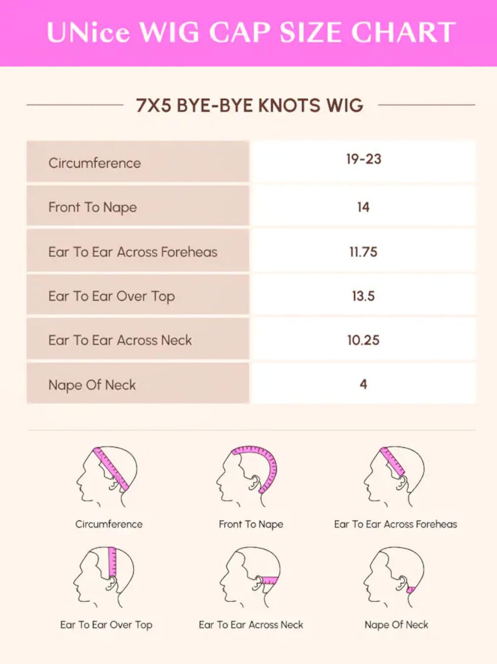 UNICE Bye Bye Knots Glueless Wig 7x5 Pre Cut Lace Front Wigs Human Hair Reddish Brown Deep Curly Invisible Knots Pre Everything Put on and Go Human Hair Wig Pre Plucked 150% Density 16inch