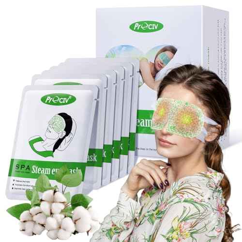 16 Packs Steam Eye Mask,Warm Eye Compress for Dry Eyes Sleep Mask,Hot Auto Heated Eye Masks Relaxing Items for Women Moist Heat for Eyes Soothing Eye Fatigue,Disposable EyeMask for SPA Essentials