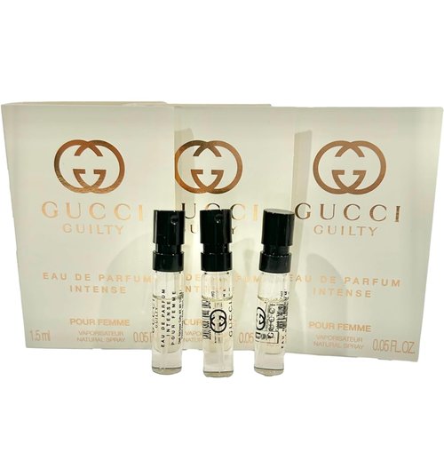 Gucci Guilty Intense Women's EDP Spray - Set of 3 Sample Perfumes (1.5 ml / 0.05 oz Each)