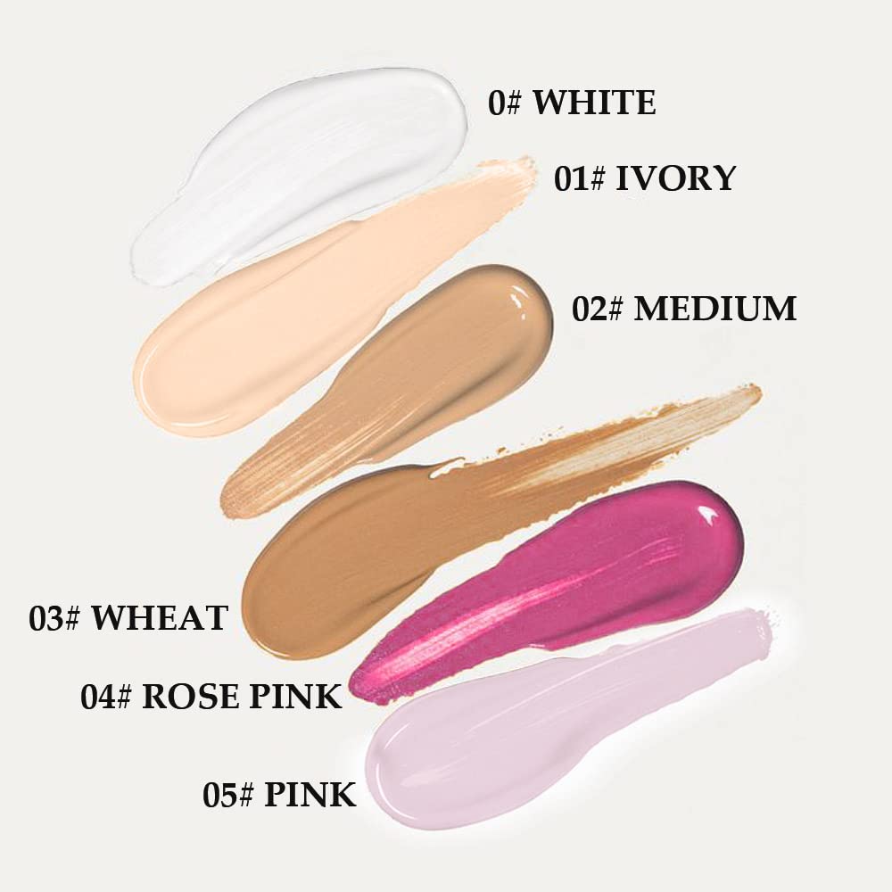 Skiennix Eyeshadow Base Cream - Ivory Concealer for Long-Lasting Eye Makeup | 12ML