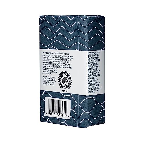 Oars + Alps Blue Charcoal Exfoliating Men's Bar Soap, Dermatologist Tested and Made with Clean Ingredients, Travel Size, 1 Pack, 6 Oz