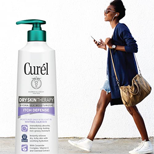 Curel Extra Dry Skin Therapy Lotion, , Body and Hand Moisturizer, Hydra Silk Hydration with Advanced Ceramide Complex, with Aloe Water, 12 Ounce