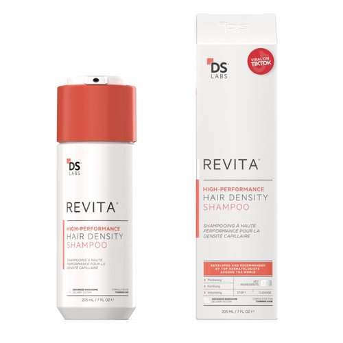 DS Labs Revita Shampoo - Scalp Refreshing Cleanse for Fuller, Volumizing Hair | Sulfate & Silicone Free, 205 mL