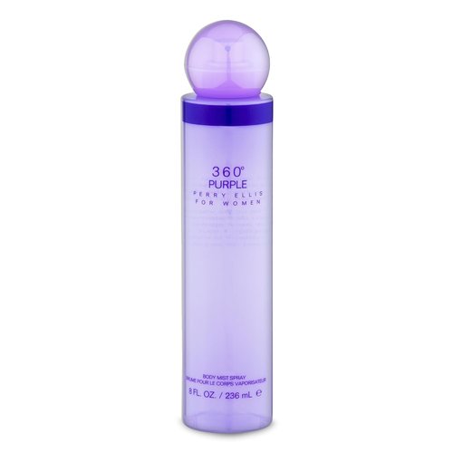 Perry Ellis 360 Purple Body Mist for Women - Refreshing 8 oz Fragrance