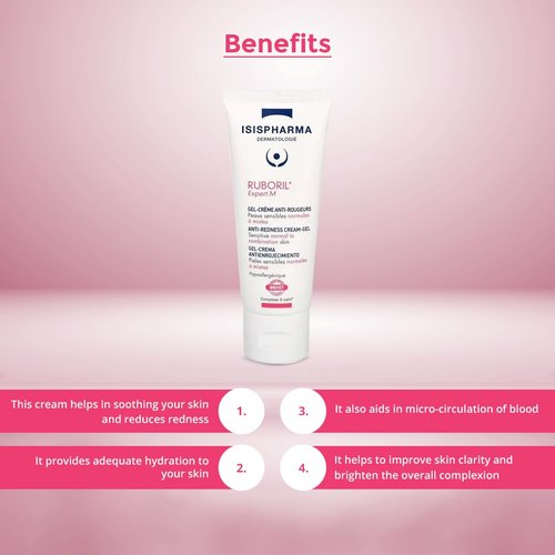 ISISPharma RUBORIL Expert M Anti-Redness Cream-Gel | Soothing Formula - 40ml