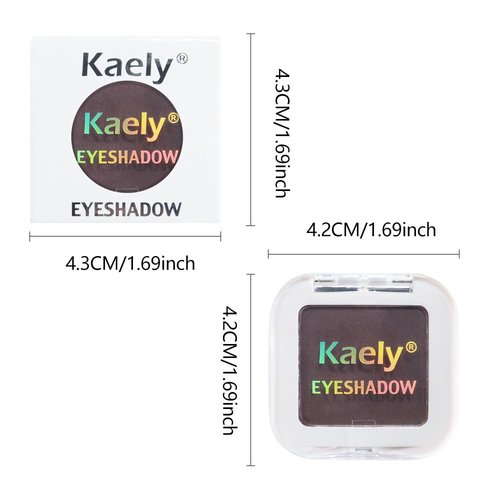 Kaely Smokey Plum Eyeshadow - Matte Purple Powder for Older Women | Lightweight & Pigmented, 15g