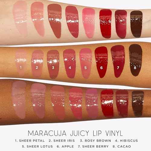 tarte maracuja juicy lip vinyl gloss ? Hydrating & Volumizing Lipgloss Balm with Hyaluronic Acid, Vitamin E to Plump & Moisturize for Radiant, Fuller-Looking Lips, Vegan & Cruelty Free