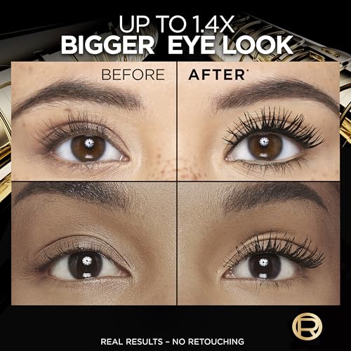 L’Oréal Paris Voluminous Panorama Mascara,Volumizing and Lengthening Mascara,Washable Longwear and Smudge Resistant Make Up,Black Brown,0.33 Fl Oz