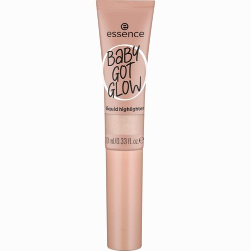 essence | Baby Got Glow Liquid Highlighter | Lightweight, Blendable & Buildable with Sponge Applicator for Radiant Glow | Vegan & Cruelty Free