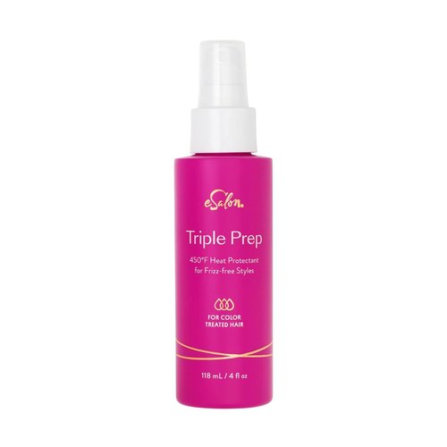 eSalon Triple Prep | Heat-Activated Hair Protectant Spray - 4 Fl Oz for Ultimate Hair Protection