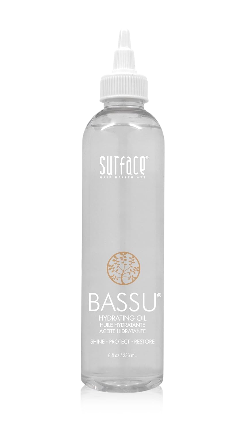 SURFACE Hair - Bassu Moisture Hydrating Oil - Restore, Detangle & Soften Hair - 8 Fl Oz