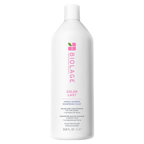 Biolage Color Last Purple Shampoo - pH Balancing for Color-Treated Blonde Hair | Neutralizes Brass & Unwanted Warm Tones