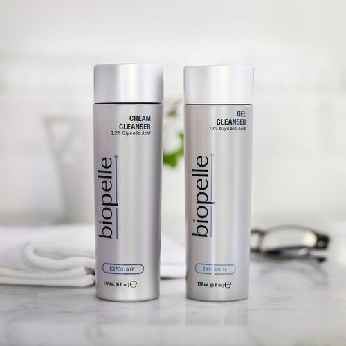 Biopelle 10% Glycolic Acid Exfoliating Gel Cleanser - Deep Clean & Revitalize | 6 Fl Oz