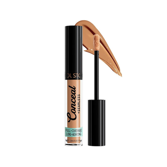 Skiennix Full-Coverage Liquid Concealer - Long-Wearing, Buildable Medium Coverage | 0.06 Fl Oz (Warm Tan)