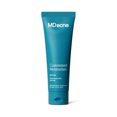 MDacne Facial Moisturizer - Oil-Free Niacinamide 2% Cream for Sensitive, Acne-Prone Skin | 1 oz