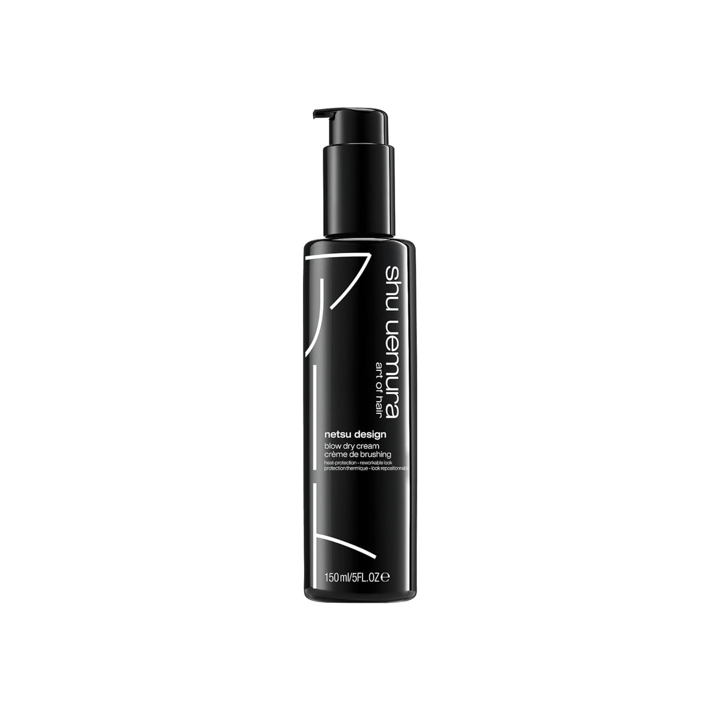 Shu Uemura Art of Hair Netsu Design Blow Dry Cream - Volume Boosting Styling Primer & Heat Protectant, 5 Fl Oz