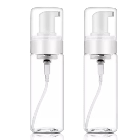 Foam Bottle Dispenser,2pcs 200ml/7OZ Foaming Pump Bottle Foam Soap Bottle Dispenser Transparent Empty Spray Bottles Foaming Hand Soap Dispenser Bottles Refillable Soap Dispenser