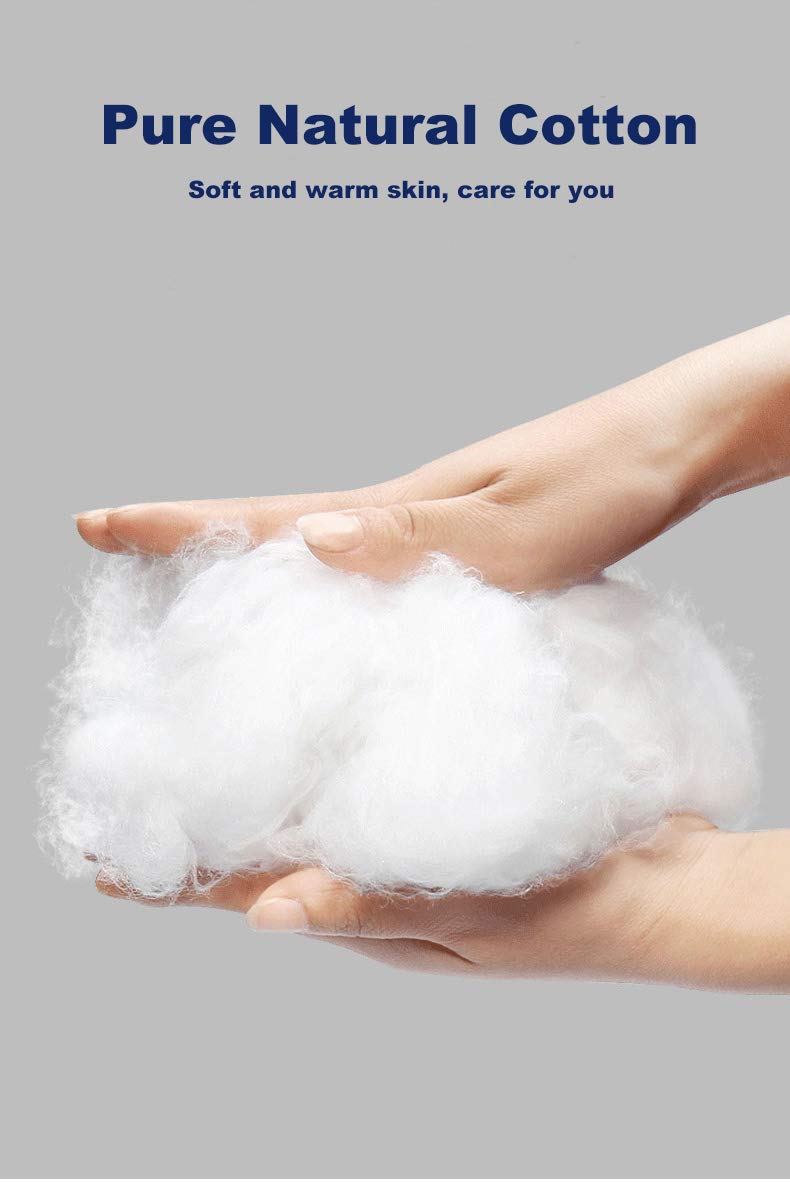 Xumzee Cotton Swabs - 300ct Biodegradable Cotton Buds with Strong Bamboo Sticks | Chemical-Free
