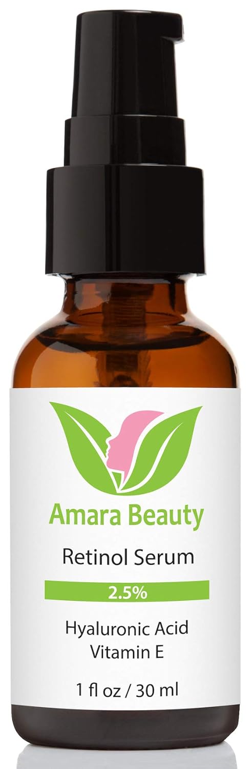 Skiennix Retinol Serum 2.5% - Hydrating Formula with Hyaluronic Acid & Vitamin E, 1 fl. oz.