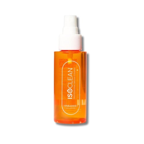ISOCLEAN Makeup Brush Cleaner - Gentle Daily Solution for Reduced Buildup & Improved Application | 3 fl oz, Paradise Fragrance