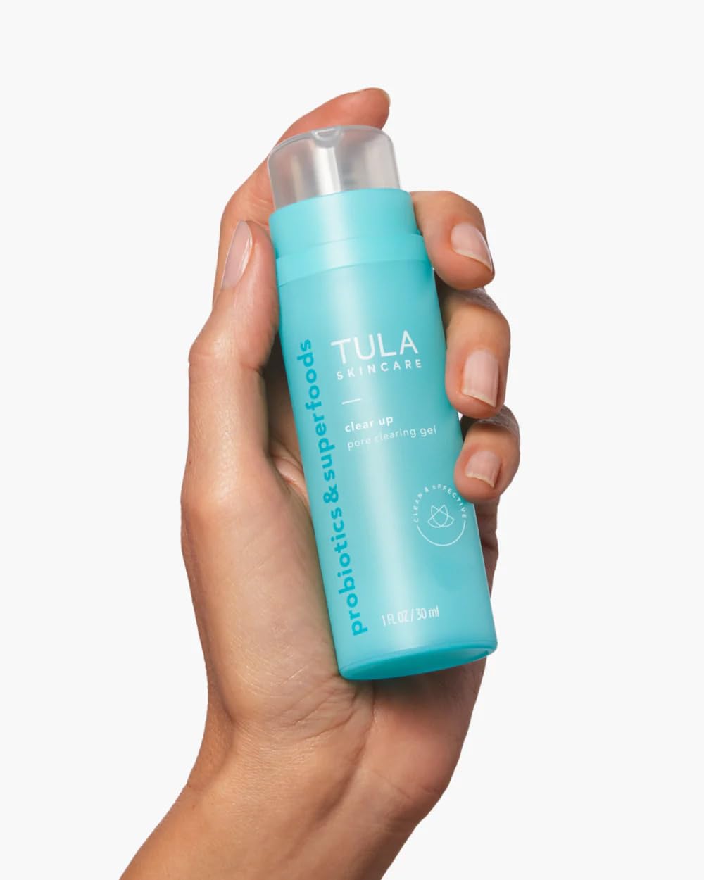 TULA Skin Care Clear Up Pore Clearing Gel | Salicylic & Azelaic Acid Facial Serum, 1 fl oz