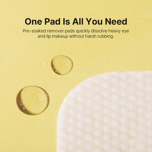 Ariul Purefull Lip & Eye Makeup Remover Pads - Oil-Infused, Gentle Exfoliation, Travel-Friendly (30 Pads x 3 Pack)