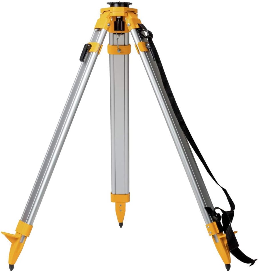 DEWALT Heavy-Duty Tripod Stand - Built-In Strap for Easy Jobsite Transport (DW0737)
